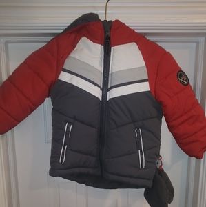 Toddler boy winter puffer coat